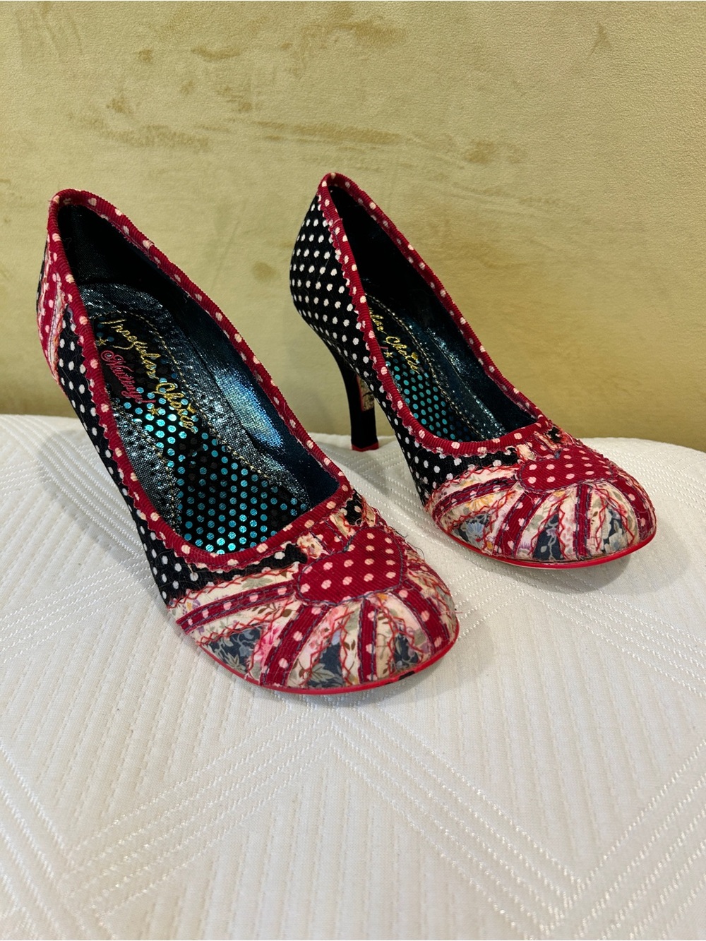 Irregular Choice “Mutiny” Union Jack Heels - As New